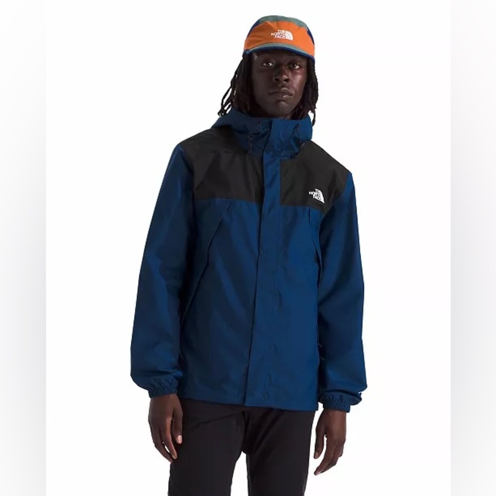 The North Face Men's Antora Rain Jacket XL Blue Black New‎ With Imperfections